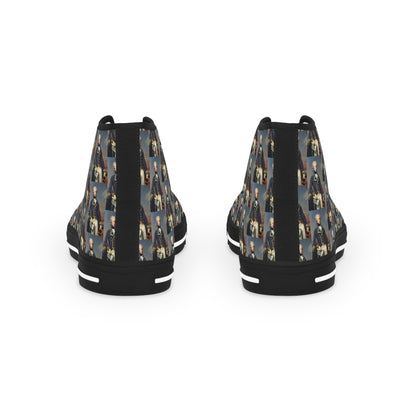 Marquis de Lafayette - Men's High Top Sneakers - Exclusive Classic