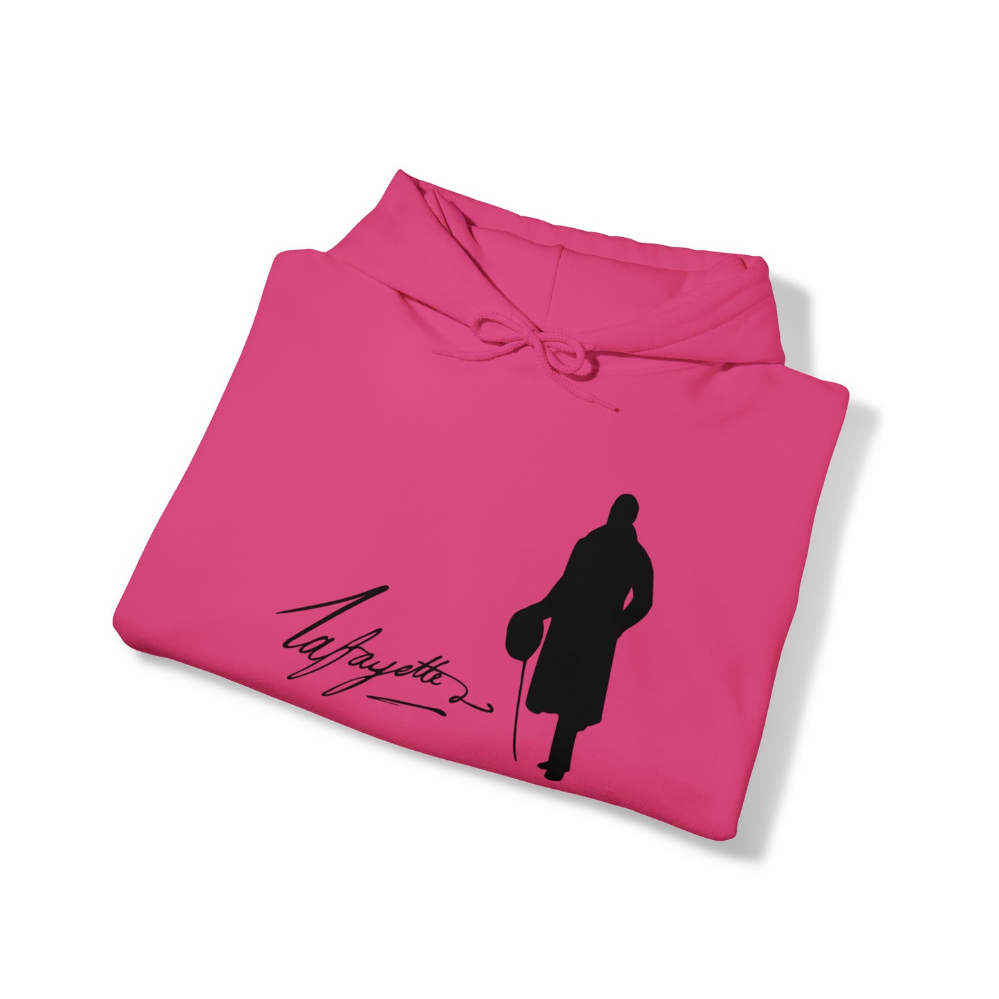 Lafayette Silhouette Signature Unisex Heavy Blend Hooded Sweatshirt - One-sided, No quote on the back