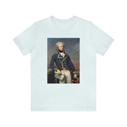 Lafayette Marquis de Lafayette t-shirt with portrait painting