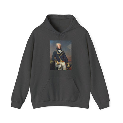 Two-Sided Marquis de Lafayette Classic Unisex Heavy Blend Hooded Sweatshirt With Quote