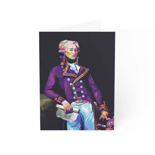 Lafayette Colorful Portrait Greeting Cards - Set of 10 (3.5" x 5") with envelopes