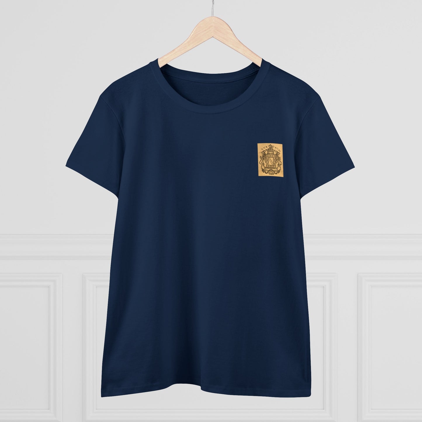 Lafayette Coat of Arms Shirt Emblem - Women's Cap Sleeves Cotton T-shirt