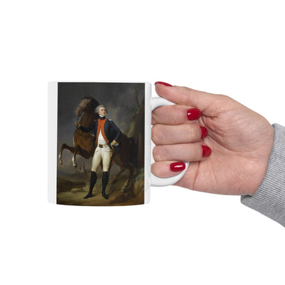 Lafayette Mug - 11oz White Ceramic - American Revolution Portrait