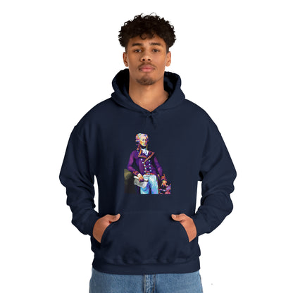 Marquis de Lafayette Pop Art Unisex Heavy Blend Hooded Sweatshirt