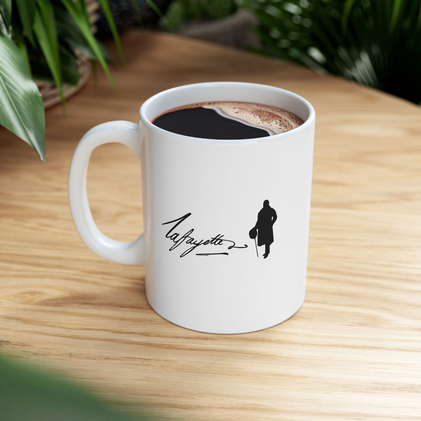 Lafayette Mug - 11oz - Silhouette Signature - With Lafayette Quote