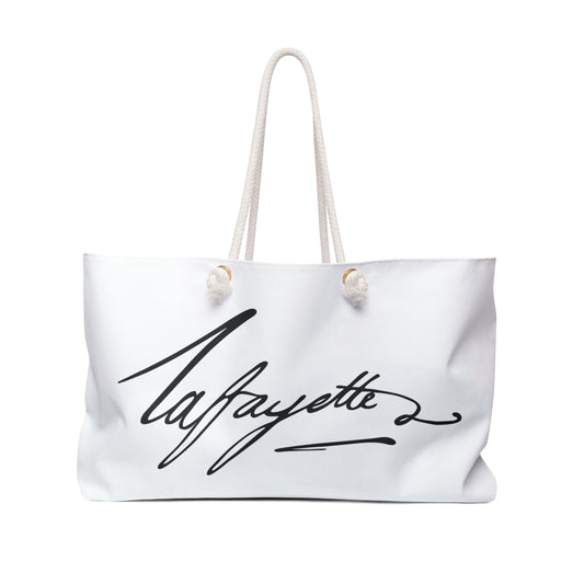 Lafayette Tote Bag - Large for weekend or beach - Marquis de Lafayette Bag, Tote, Fashion, Beach, History, Holiday Unique Gift for Christmas