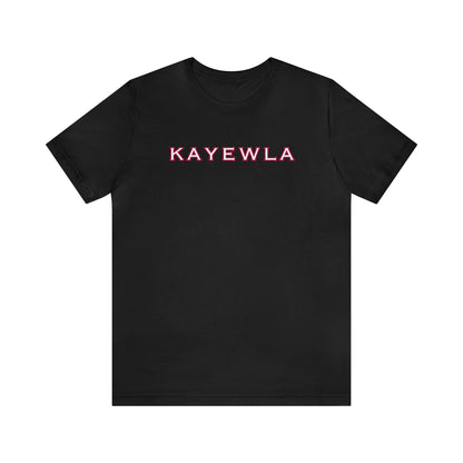 Marquis de Lafayette Kayewla Lettering Unisex Jersey Short Sleeve Tee