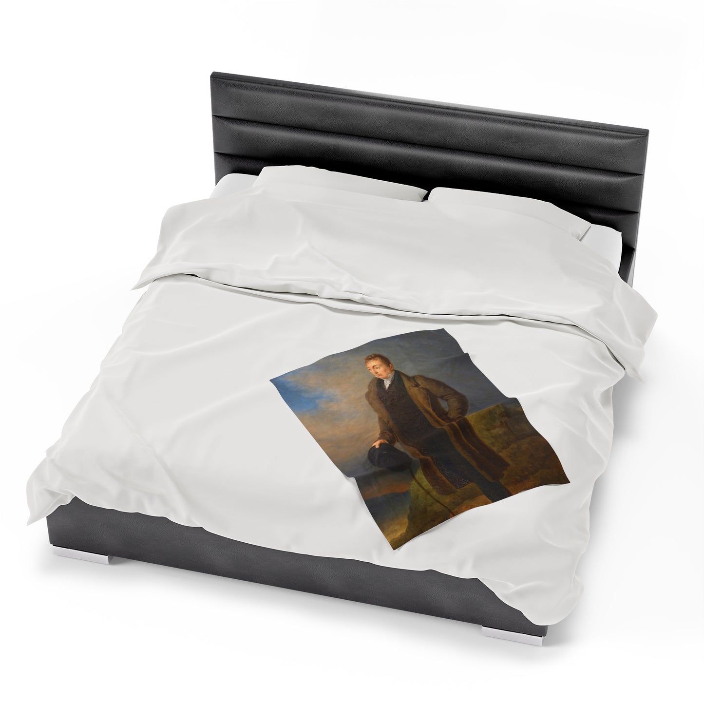 Marquis de Lafayette Blanket - 1824 Lafayette Portrait