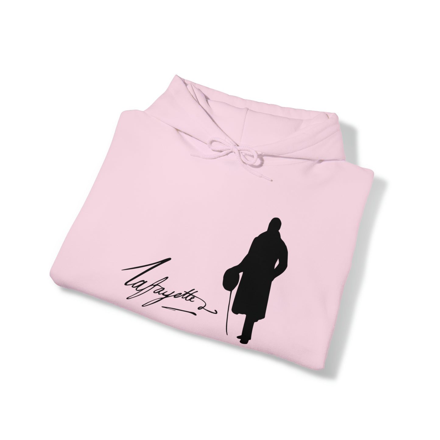 Lafayette Silhouette Signature Unisex Heavy Blend Hooded Sweatshirt - One-sided, No quote on the back