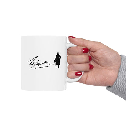 Lafayette Mug - 11oz - Silhouette Signature - With Lafayette Quote