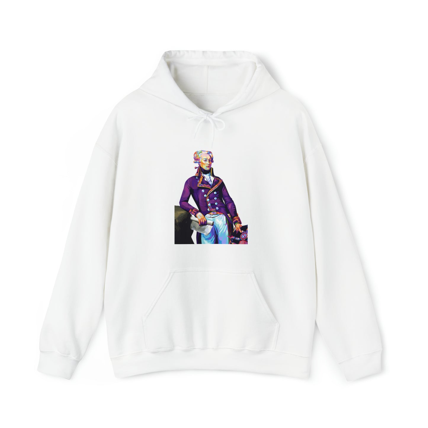 Marquis de Lafayette Pop Art Unisex Heavy Blend Hooded Sweatshirt