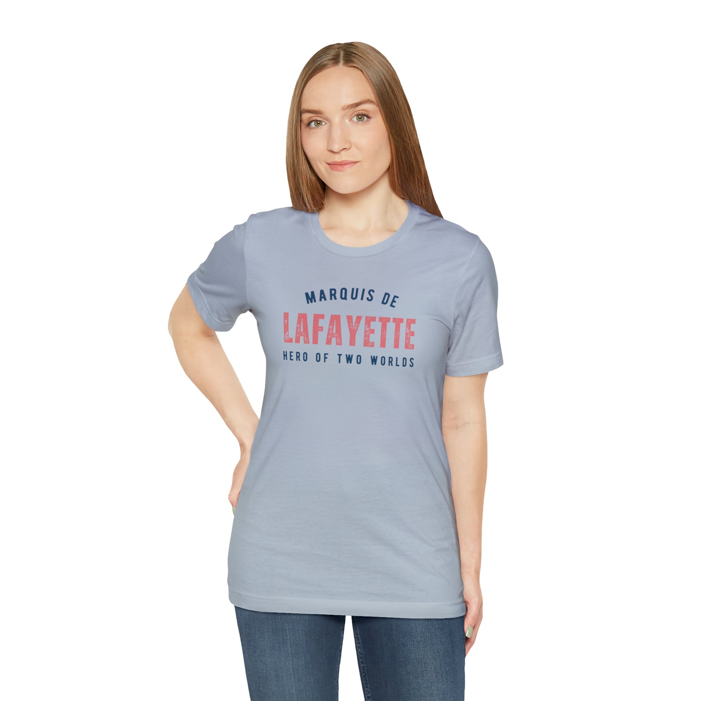 Lafayette Hero of Two Worlds Unisex Jersey Short Sleeve Tee