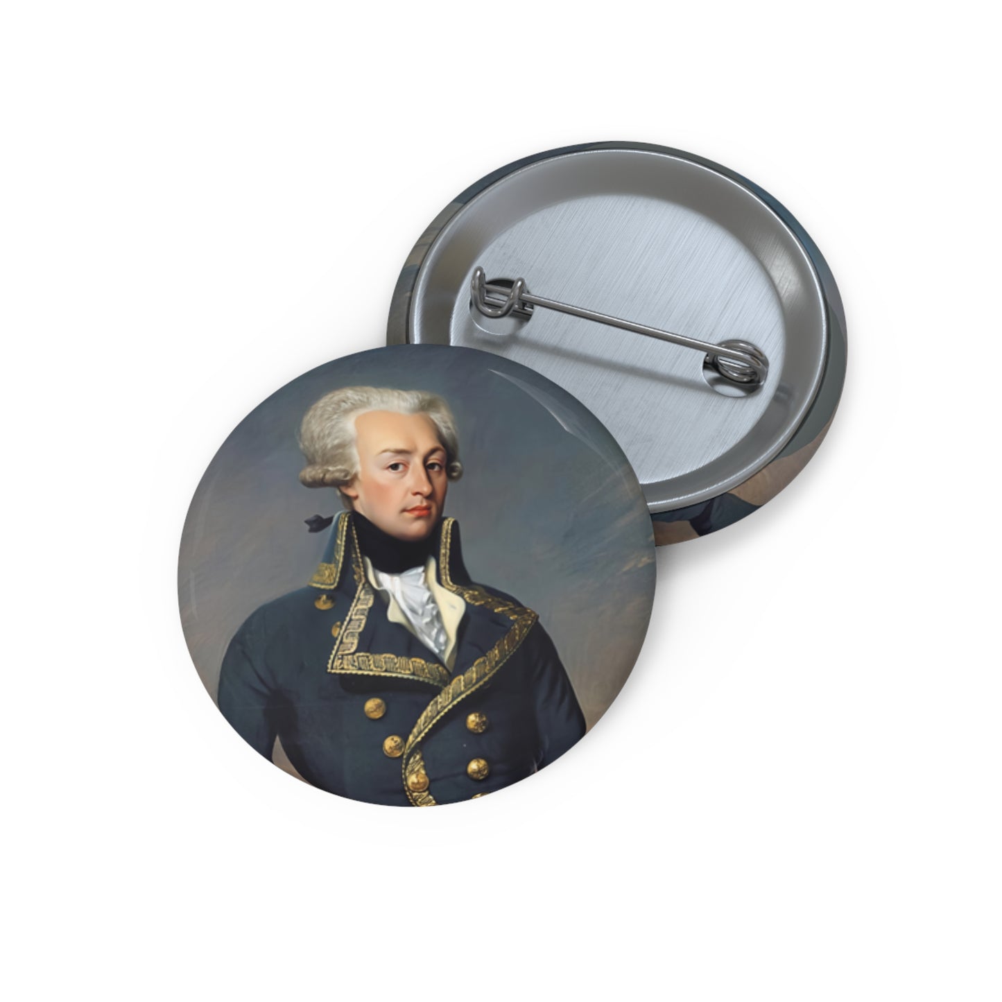 Marquis de Lafayette Button - Classic Portrait of Lafayette