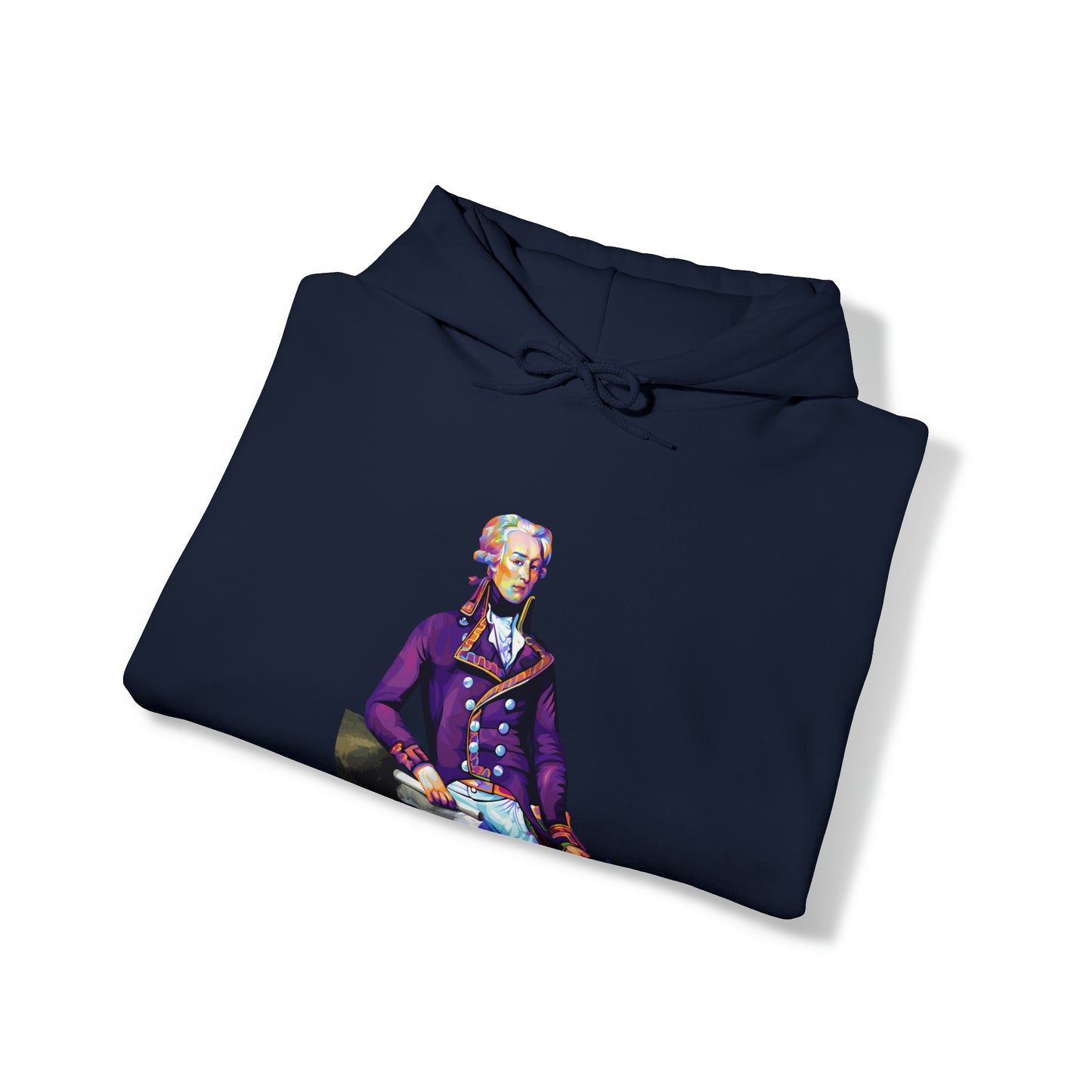 Marquis de Lafayette Pop Art Unisex Heavy Blend Hooded Sweatshirt