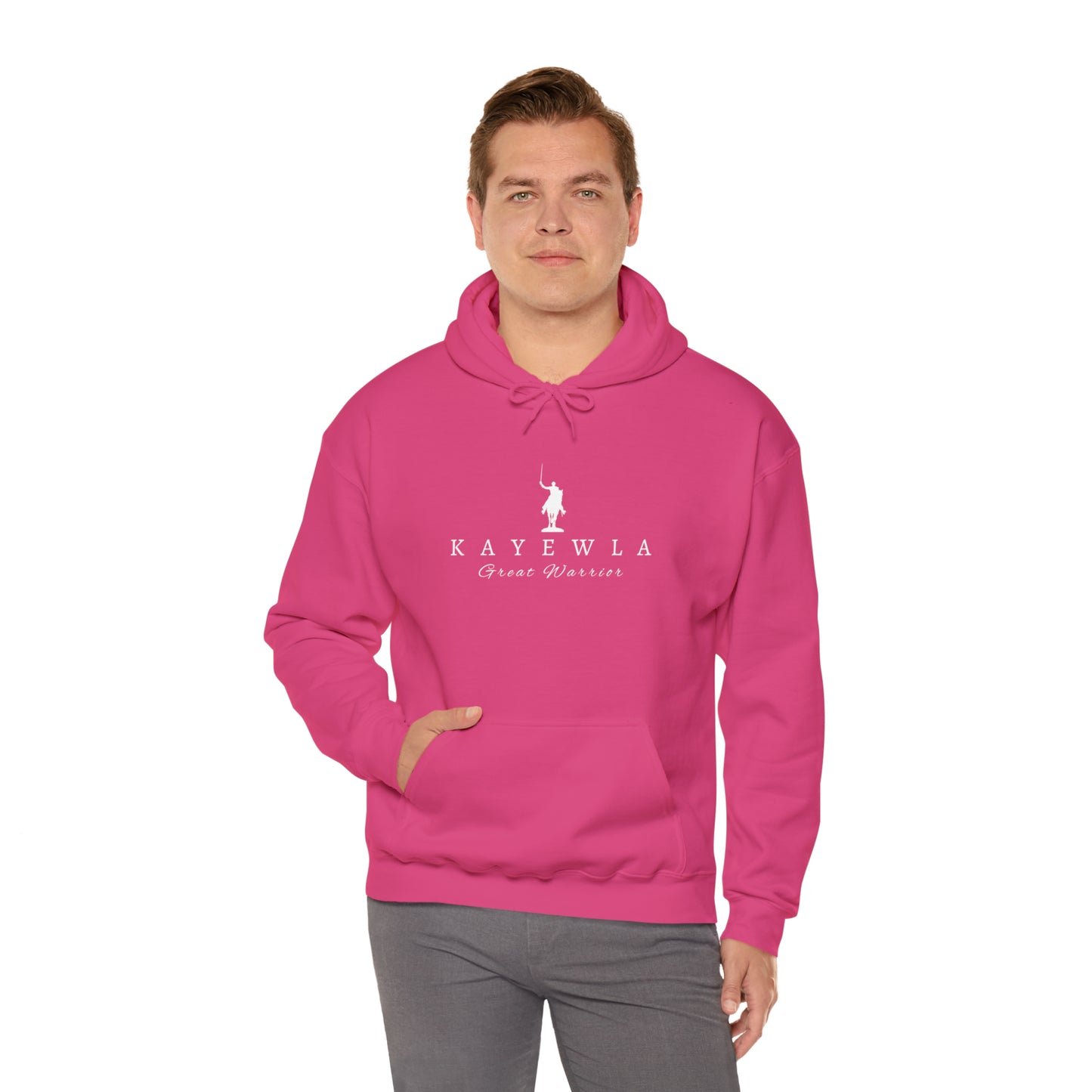 Marquis de Lafayette Kayewla Great Warrior - Unisex Heavy Blend Hooded Sweatshirt