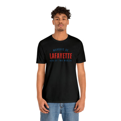 Lafayette Hero of Two Worlds Unisex Jersey Short Sleeve Tee