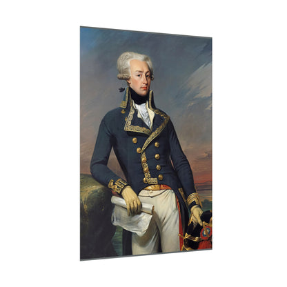 Marquis de Lafayette Classic Portrait Rolled Poster - Beautiful Unique Gift for the History Lover or Lafayette Fan!