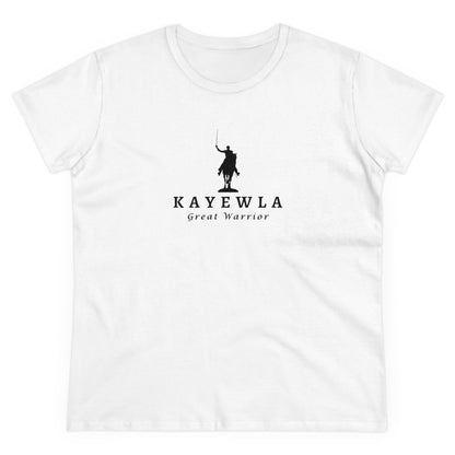 Women's Lafayette Kayewla Cap Sleeves Cotton Tee - Slightly Fitted, Marquis de Lafayette, Bicentennial, History, Washington, Hamilton