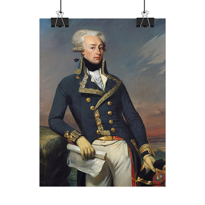 Marquis de Lafayette Classic Portrait Rolled Poster - Beautiful Unique Gift for the History Lover or Lafayette Fan!