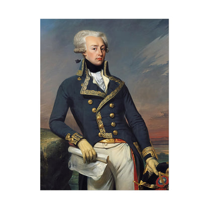 Marquis de Lafayette Classic Portrait Rolled Poster - Beautiful Unique Gift for the History Lover or Lafayette Fan!