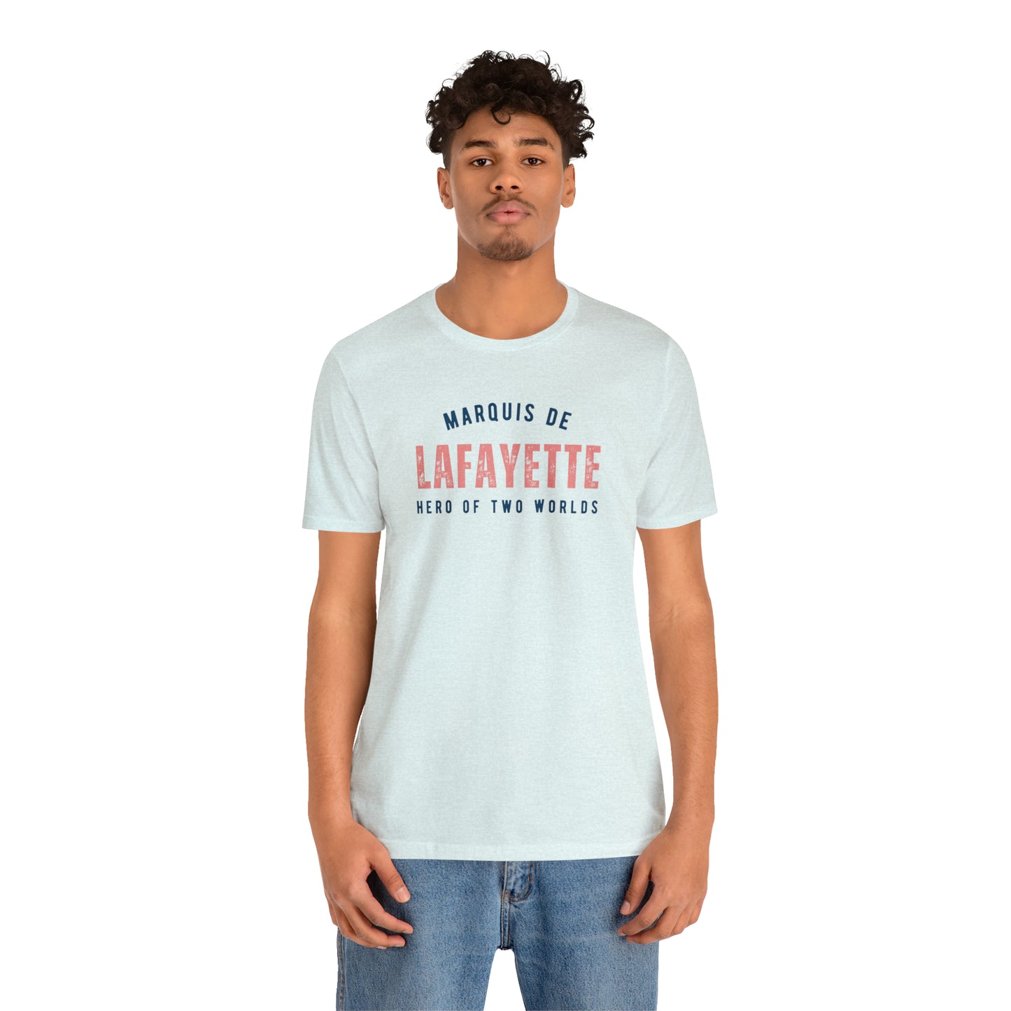 Lafayette Hero of Two Worlds Unisex Jersey Short Sleeve Tee