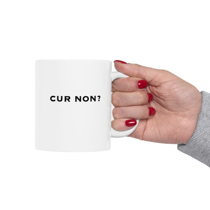 Lafayette Cur Non Mug - 11oz White Ceramic