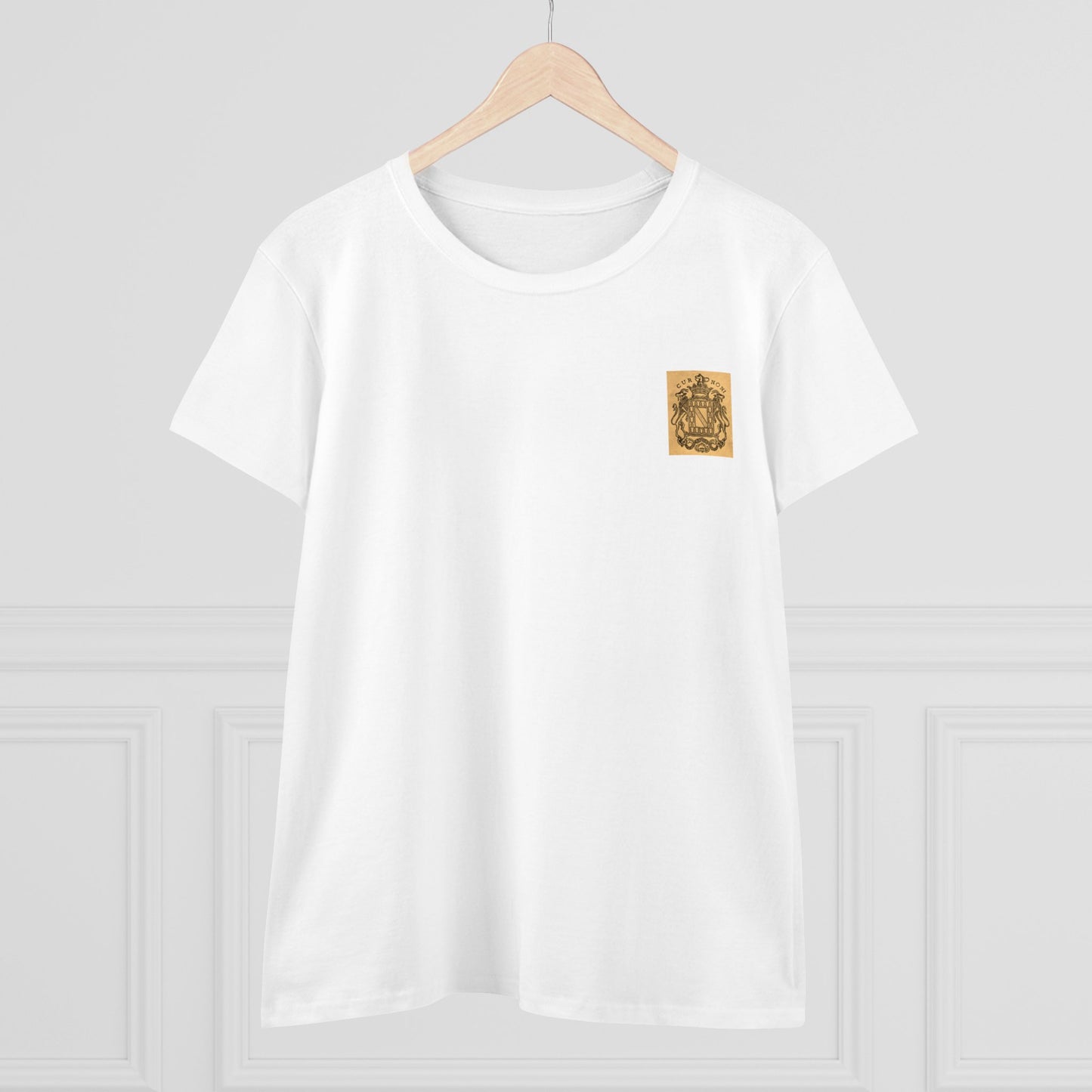 Lafayette Coat of Arms Shirt Emblem - Women's Cap Sleeves Cotton T-shirt