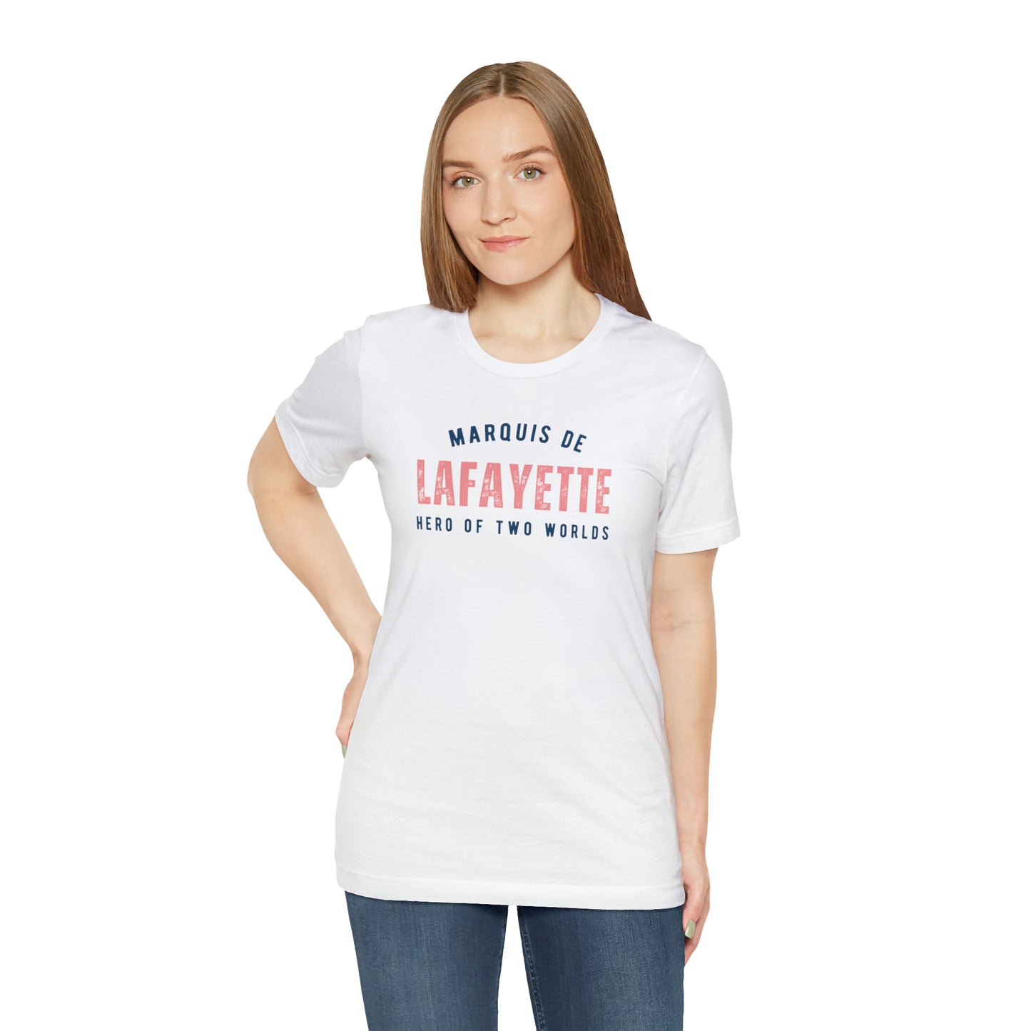 Lafayette Hero of Two Worlds Unisex Jersey Short Sleeve Tee