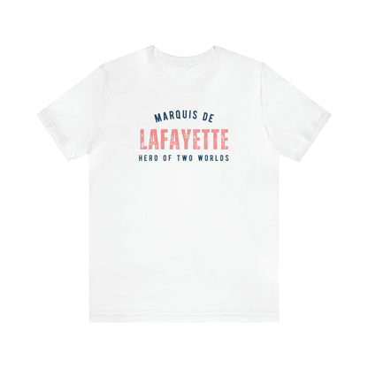 Lafayette Hero of Two Worlds Unisex Jersey Short Sleeve Tee