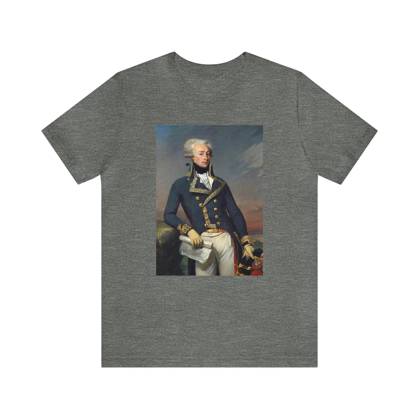 Lafayette Marquis de Lafayette t-shirt with portrait painting