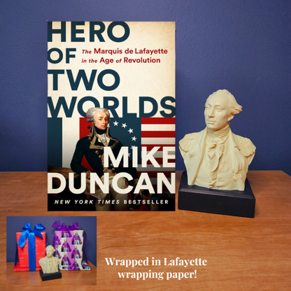 A Book and a Bust - Lafayette:  Hero of Two Worlds and Lafayette Bust