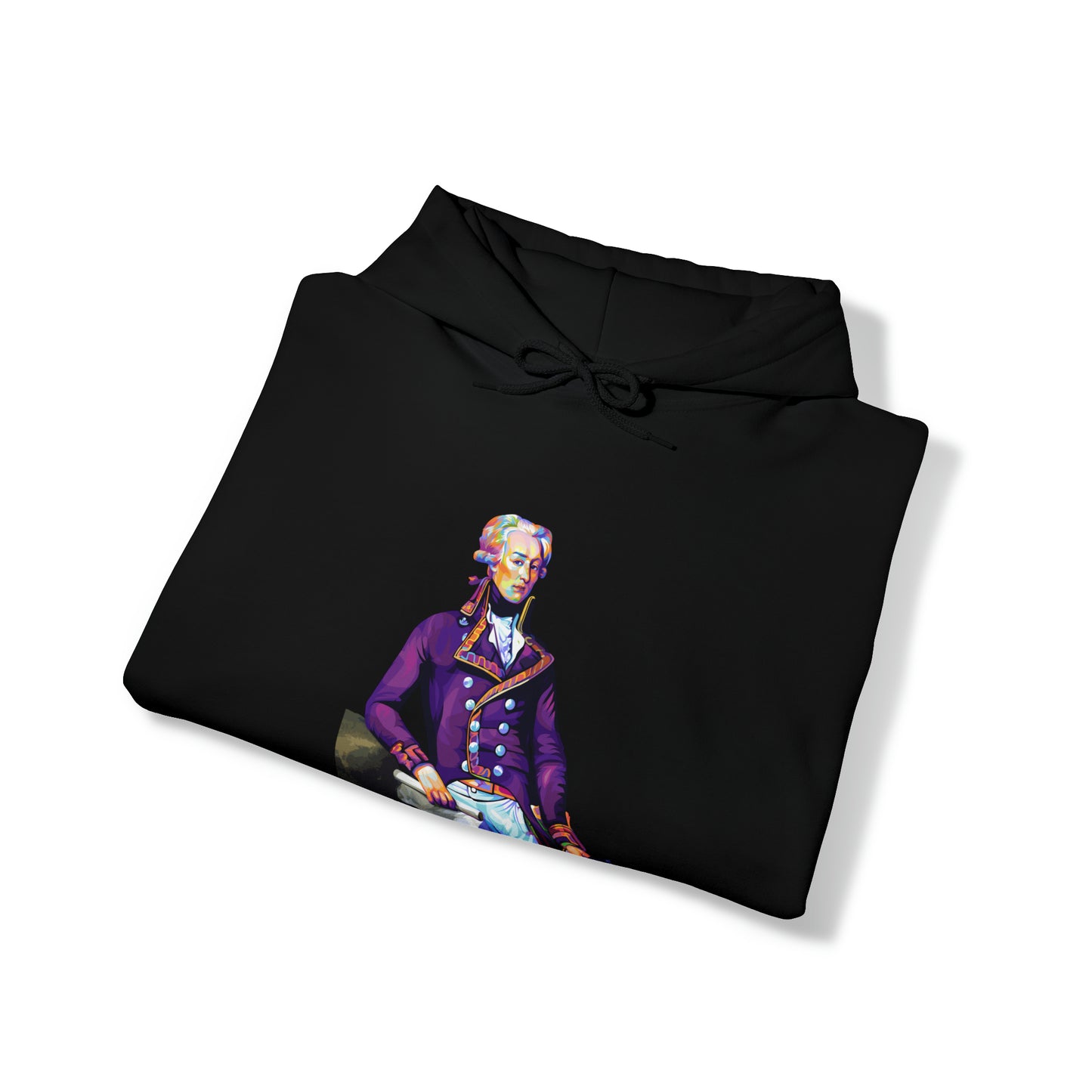 Marquis de Lafayette Pop Art Unisex Heavy Blend Hooded Sweatshirt