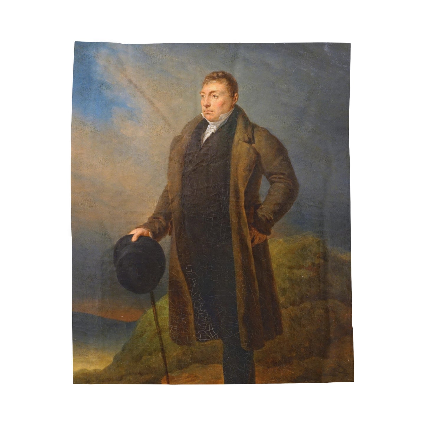 Marquis de Lafayette Blanket - 1824 Lafayette Portrait