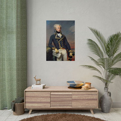 Marquis de Lafayette Classic Portrait Rolled Poster - Beautiful Unique Gift for the History Lover or Lafayette Fan!