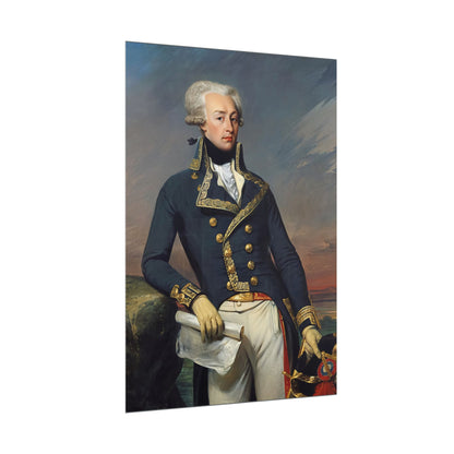 Marquis de Lafayette Classic Portrait Rolled Poster - Beautiful Unique Gift for the History Lover or Lafayette Fan!