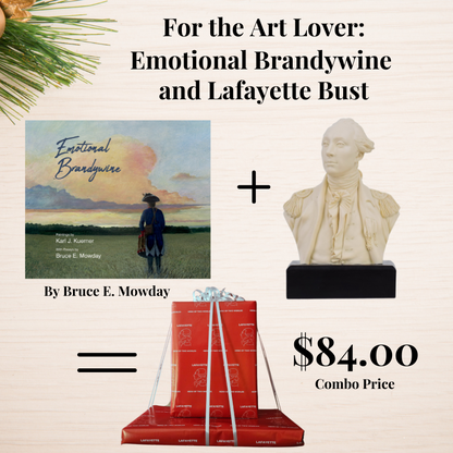 Emotional Brandywine Book and Lafayette Bust Combo